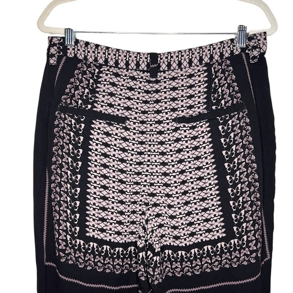 Free People Boho Print Harem Pants Size 8 - Picture 5 of 10